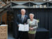 Werner Sobek und Theresia Bauer bei der Verleihung des Bundesverdienstkreuzes am Band