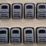 Elektronische Öffner für Ferienwohnungen an einer Hauswand