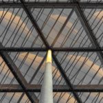 Membrandach aus Glasfasergewebe für die Neue Messe Süd in Düsseldorf