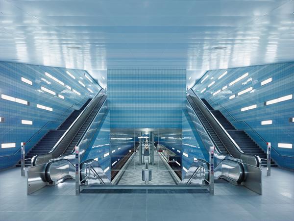 Zwei U-Bahn-Stationen HafenCity