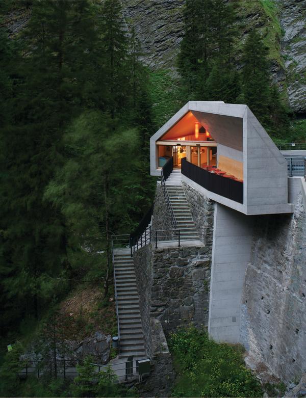 Besucherzentrum Via Mala-Schlucht in Graubünden (CH) Iseppi/Kurath