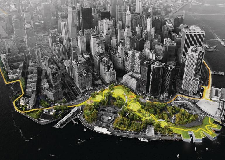 Mit kollaborativen Gestaltungsstrategien begegnet der Großraum New York City (USA) drohenden Sturmfluten