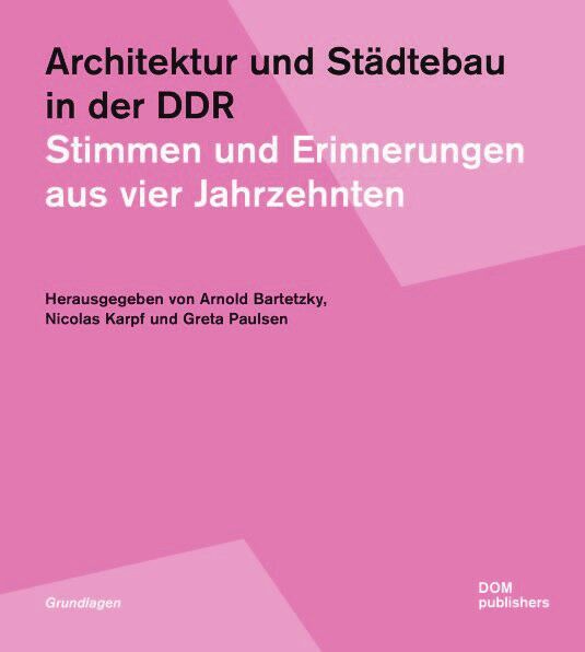 Buch Architektur und Städtebau in der DDR