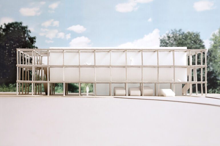 Architekturmodell - Wohnheim für Geflüchtete von Atelier Kaiser Shen