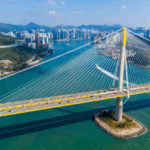 Ting Kau Bridge in Hongkong