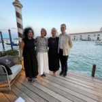 Odile Decq, Dr. Ursula Schwitalla, Christiane Fath und Dirk Boll in Venedig