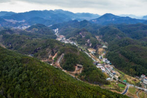 Die beeindruckenden Naturlandschaft des Xiandu Tals