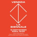 Key-visual der Podiumsdiskussion »Venezia e La Biennale«
