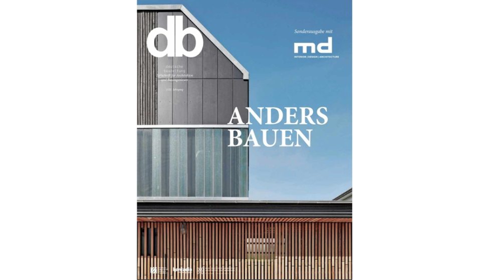Titelbild der db deutsche bauzeitung Ausgabe 7.2021