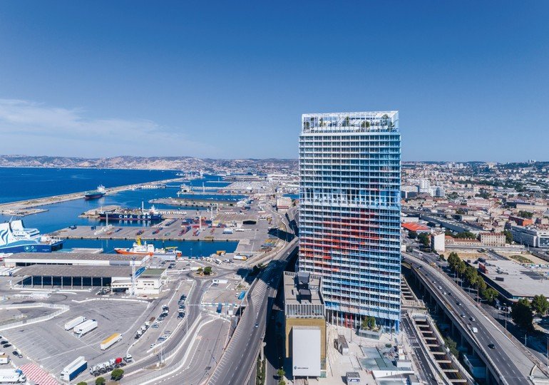 Büroturm »La Marseillaise« in Marseille (F)