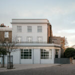 Straßenansicht Wohnhaus in London von Erbar Mattes Architects