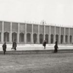 Außenansicht der Eingansfront der Halle 1910er Jahre